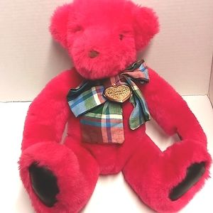 1992 Victoria Secret VS Valentine Pink Teddy Bear
